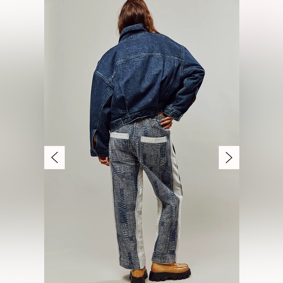 Free People We The Free Misfit Boro Harem Jeans - Picture 4 of 10